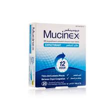 MUCINEX 600 MG 20 TAB
