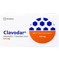 CLAVODAR 625 GM 20 TAB