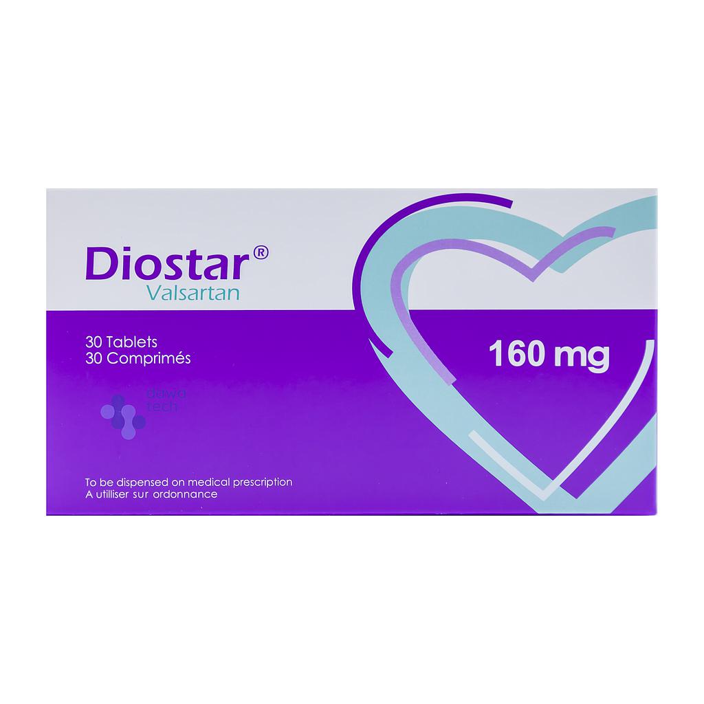 DIOSTAR 160 MG 30 TAB