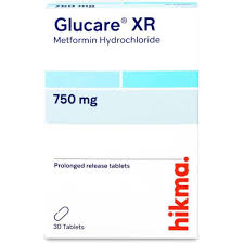 GLUCARE XR 750 MG 30 TAB