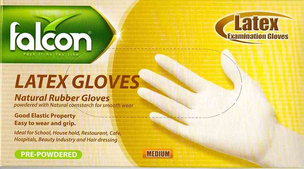GLOVES LATEX MEDIUM