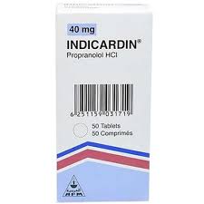INDICARDIN 40 MG 50 TAB