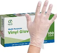 VINYL GLOVES L