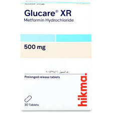 GLUCARE XR 500 MG 30 TAB