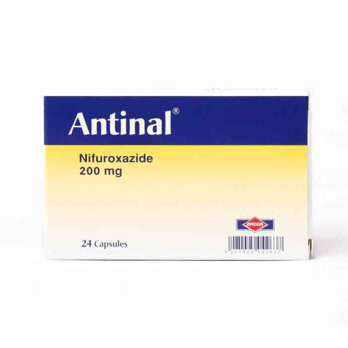 ANTINAL 200 MG 24 CAP