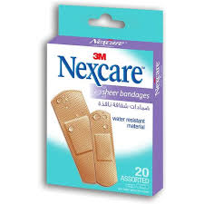 NEXCARE BANDAGE 20 ASSORTED SHEER 658-20
