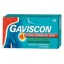 GAVISCON EXTRA STRENGTH PEPERMINT 12 TAB