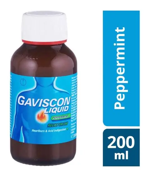 GAVISCON PEPPERMINT LIQUID 200 ML