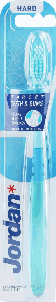 JORDAN TOOTHBRUSH TARGET TEETH GUMS HARD