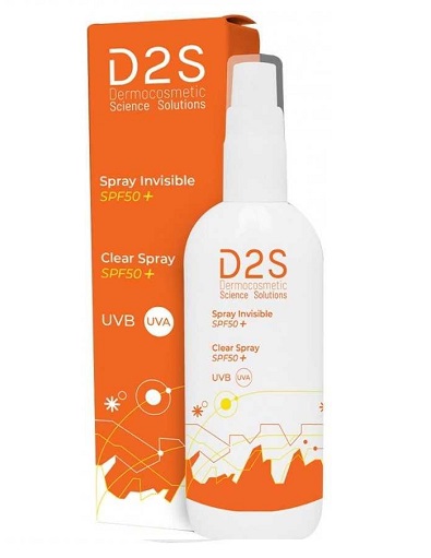 D2S SPF 50+ CLEAR SPRAY 125 ML