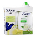 DOVE BODY WASH FRESH TOUCH 250ML +KIT