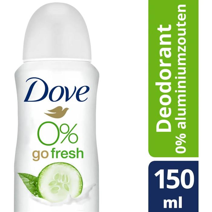 DOVE DEO 0%ALMUNIUM CUCUMBER GREEN TEA SPRAY 150 ML