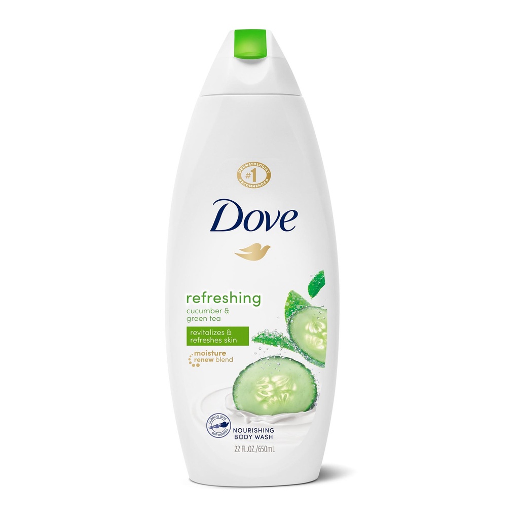 DOVE REFRESHIN CUCMBER BODY WASH 750 ML 