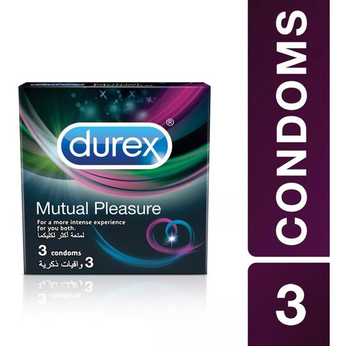 DUREX MUTUAL PLEASURE  3 CONDOMS