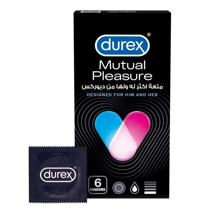 DUREX MUTUAL PLEASURE  6 CONDOMS