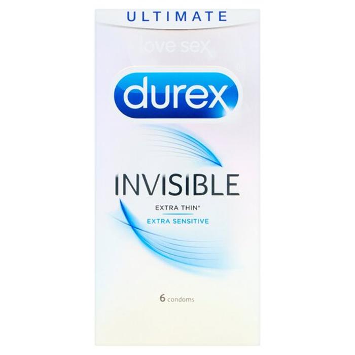 DUREX INVISIBLE EXTTRA THIN SENSITIVE 6 CONDOM