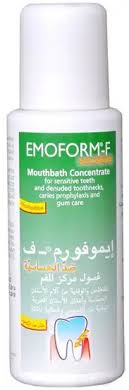 EMOFORM F MOUTH WASH 150ML