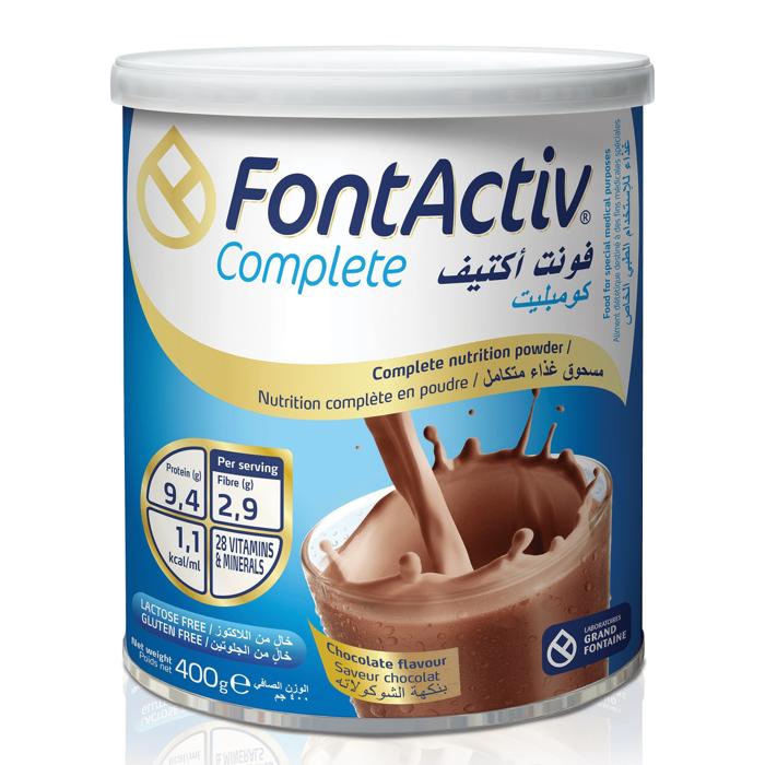 FONT ACTIVE CHOCOLATE 400 GM 