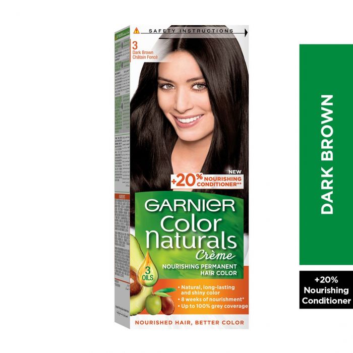 GARNIER TUBE DARK BROWN 3