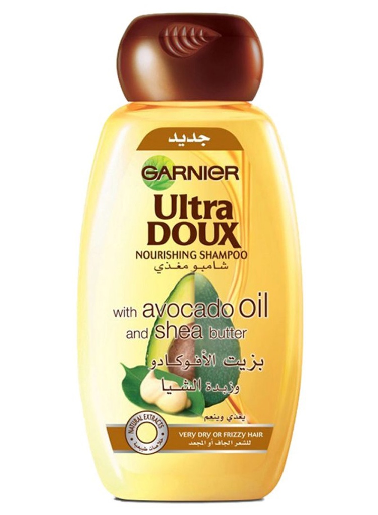 GARNIER ULT/ DOU AVOCADO OILFRIZY HAIR SHAMPO 400M