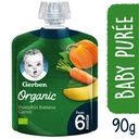 GERBER ORGANIC PUMPKIN BANANA CARROT 90gm