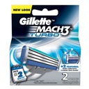 GILLETTE MACH 3 TURBO RAZOR +2 BLADES 4311