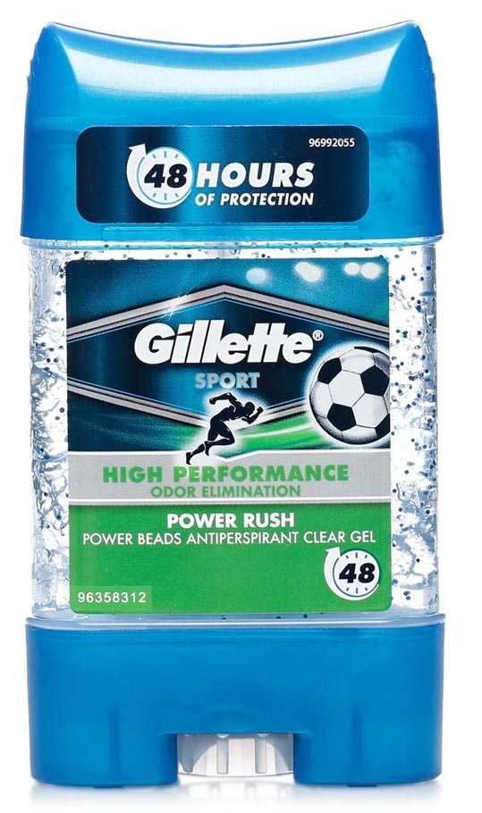 GILLETTE POWER BEADS CLEAR GEL POWER RUSH