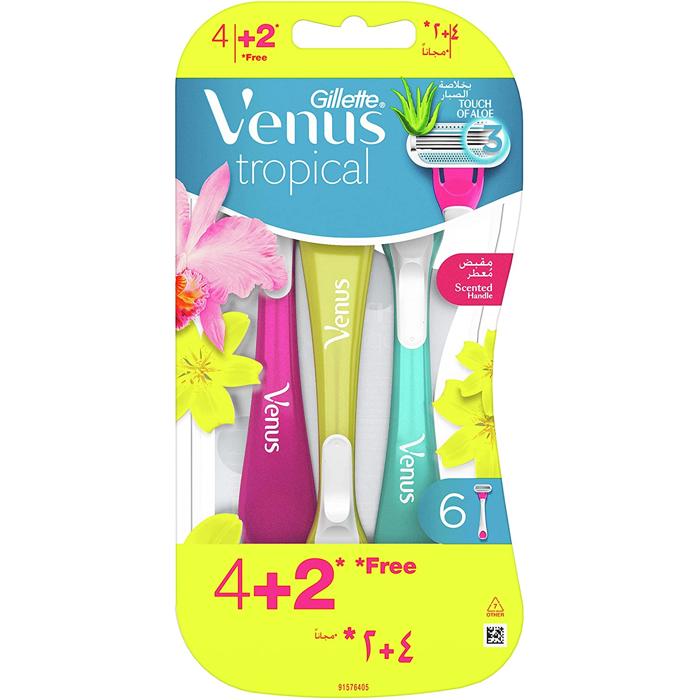 GILLETTE VENUS TROPICAL 4+2 FREE