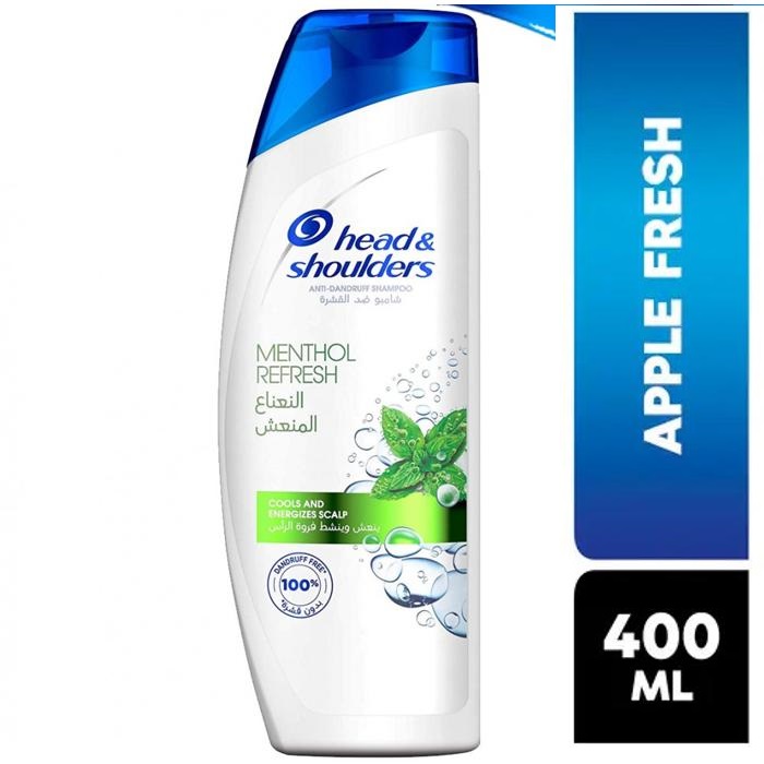 HEAD & SHOULDERS APPLE FRESH SHAMPOO 400ML