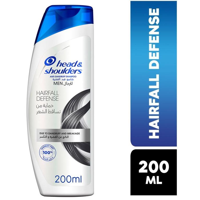 HEAD & SHOULDERS MEN HAIR FALL DEFENSE 200ML