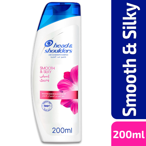 HEAD & SHOULDERS SHAMPOO SMOOTH & SILKY  200ML