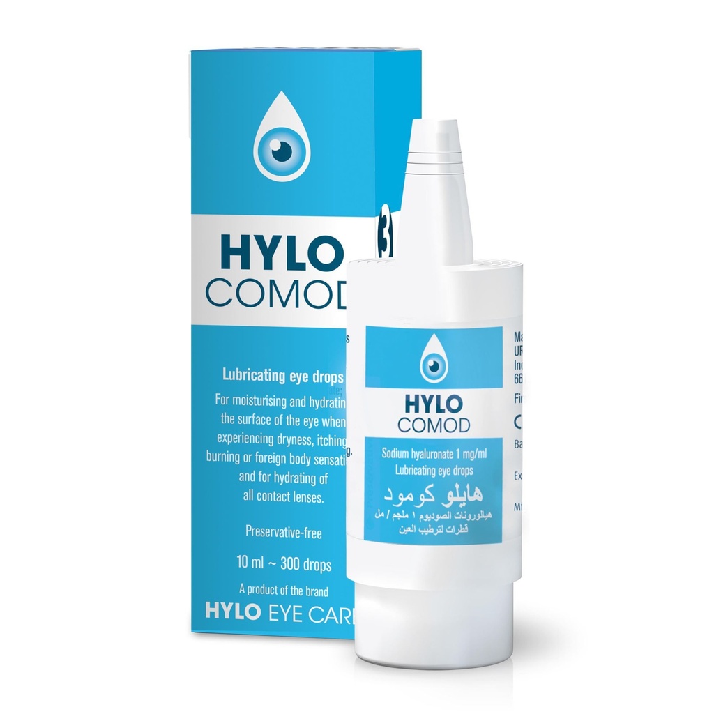 HYLO-COMOD 0.1% EYE DROP