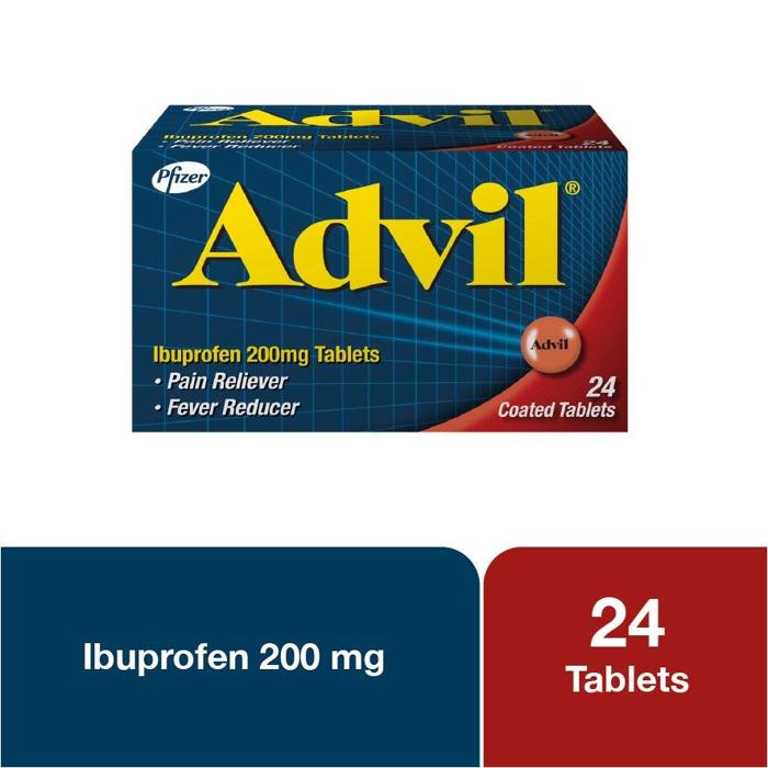 ADVIL 200 MG 24 TAB