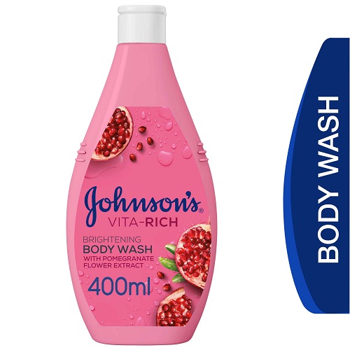 JOHNSON BRIGHTENING BODY WASH WITH POMEGRANATE 400