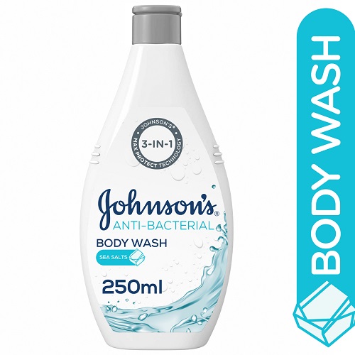 JOHNSON BODY WASH ANTI-BACT SEA SALTS 250ML