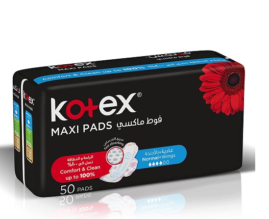 KOTEX MAXI NORMAL +WINGS 50 PAD 4 X 50 COCO