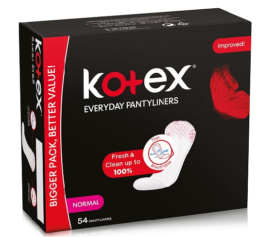 KOTEX NATURAL LINERS COTTON NORMAL 16 X 54