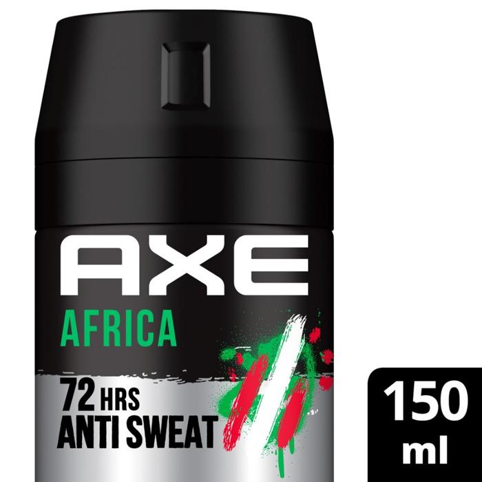 AXE DEO SPRAY AFRICA 72HRS ANTI SWEAT 150 ML