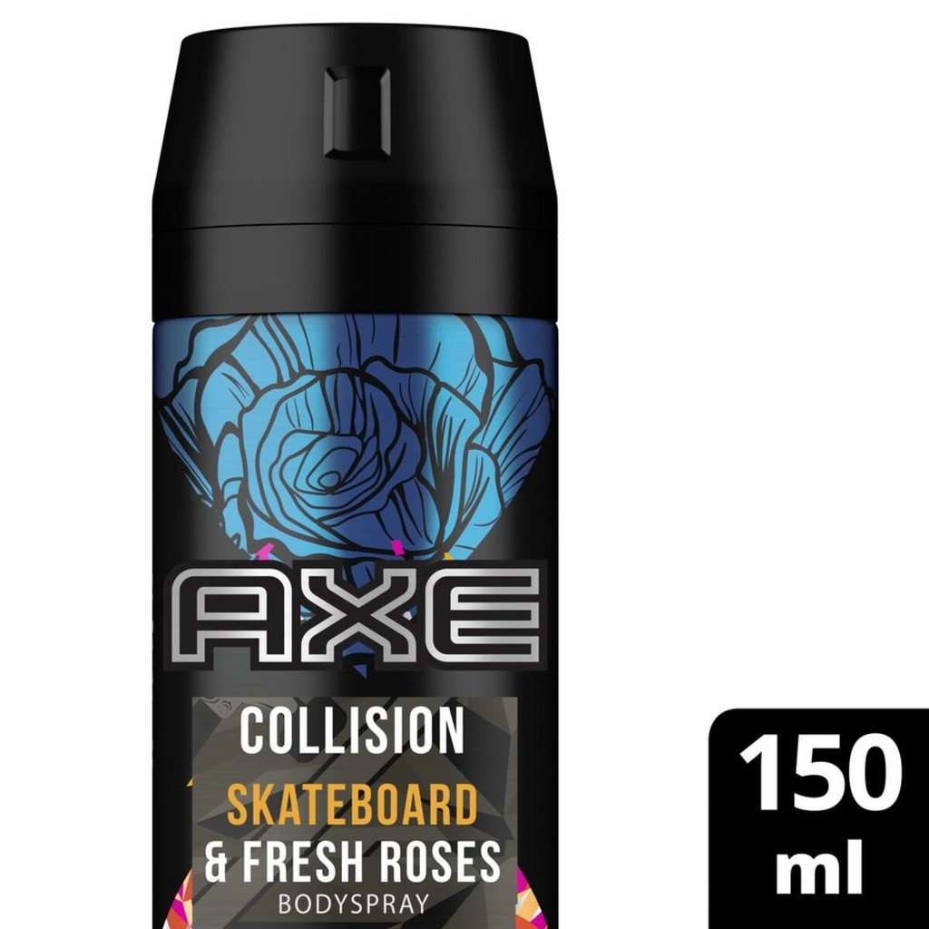 AXE SKATEBOARD FRESH ROSE SPRAY 150 ML 