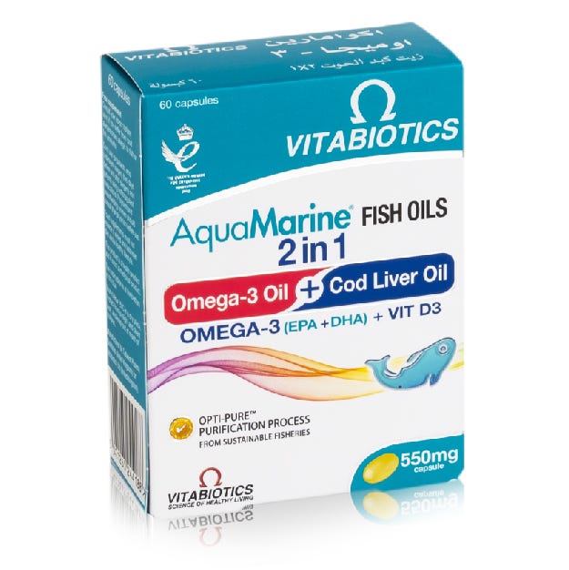 Aqua Marine Omega 3 550 Mg 60 Pieces