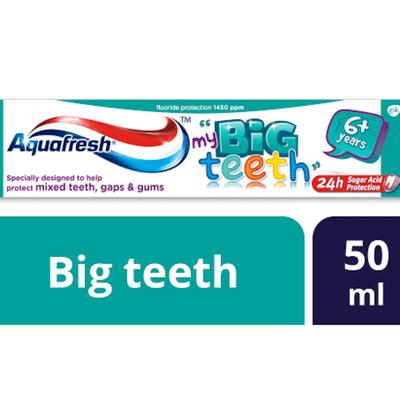 Aquafresh Tooth Paste Protect Mixed Teeth For Children +6 Years 50 ML