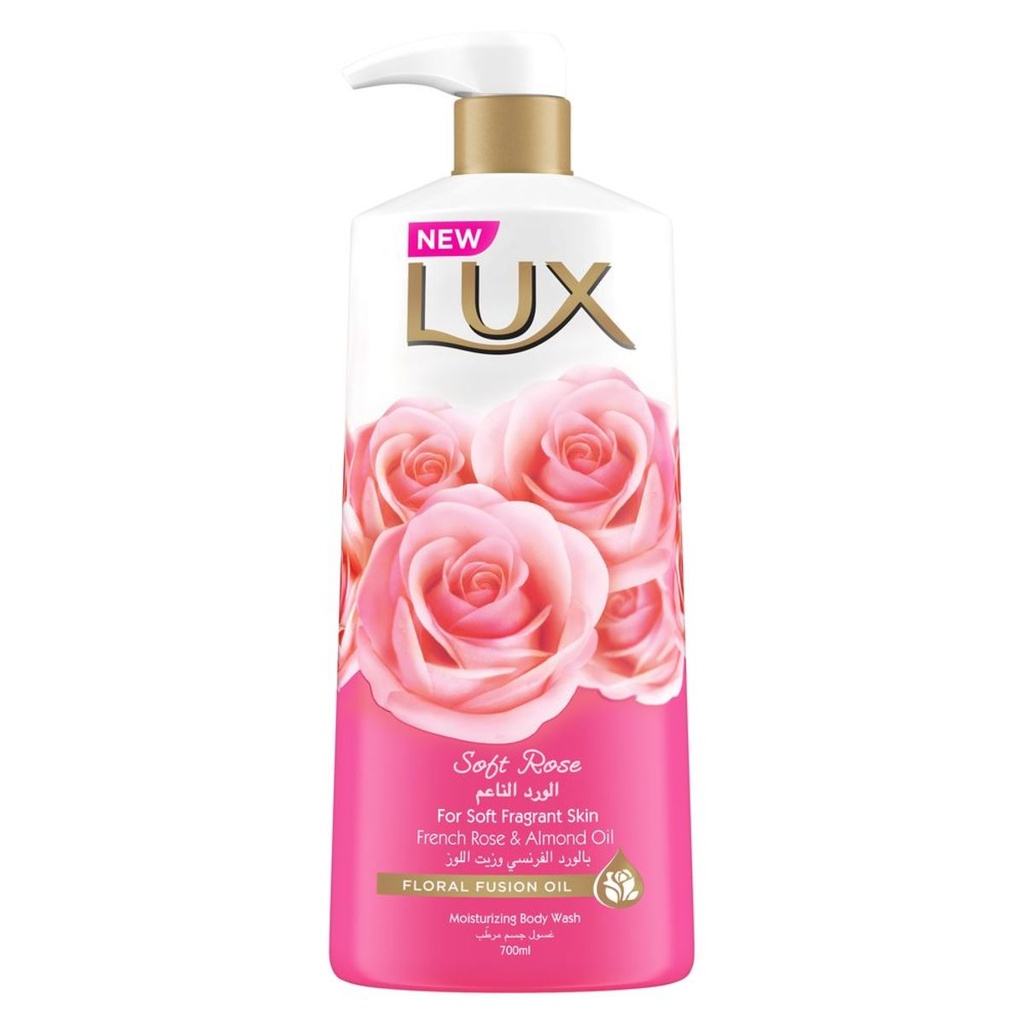 LUX SHOWER GEL SOFT  ROSE 700 ML 