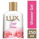 LUX SHOWER GEL SOFT ROSE 250ML