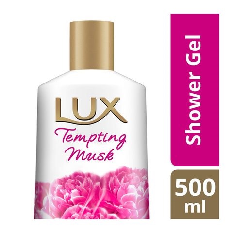 LUX SHOWER GEL TEMPTING MUSK 500 ML 