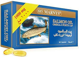 MARNYS SALMON OIL 1000 MG OMEGA-3 FORT 60 CAP