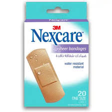 NEXCARE SHEER BANDAGES 20 ONE SIZE 656