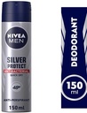 NIVEA FOR MEN SILVER PROTECT SPRAY  150 ML ART.NO.11