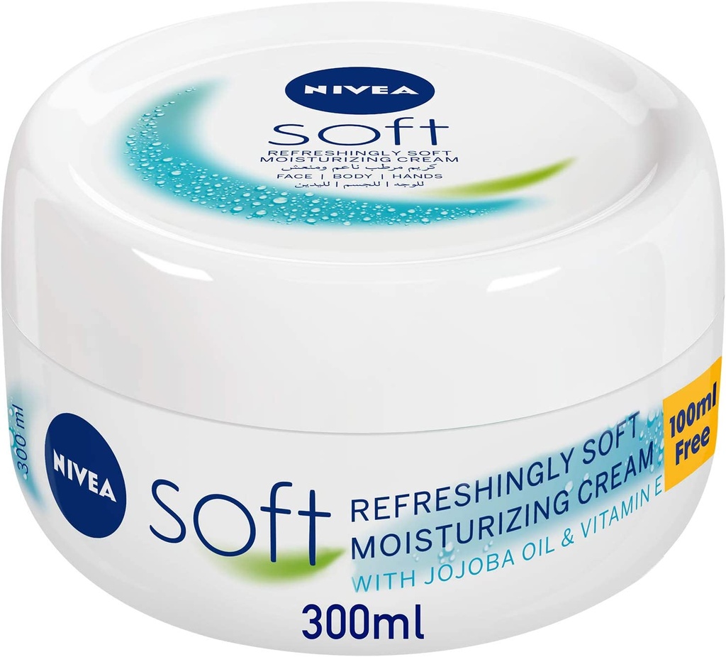 NIVEA SOFT CREAM 200+100 ML FREE 