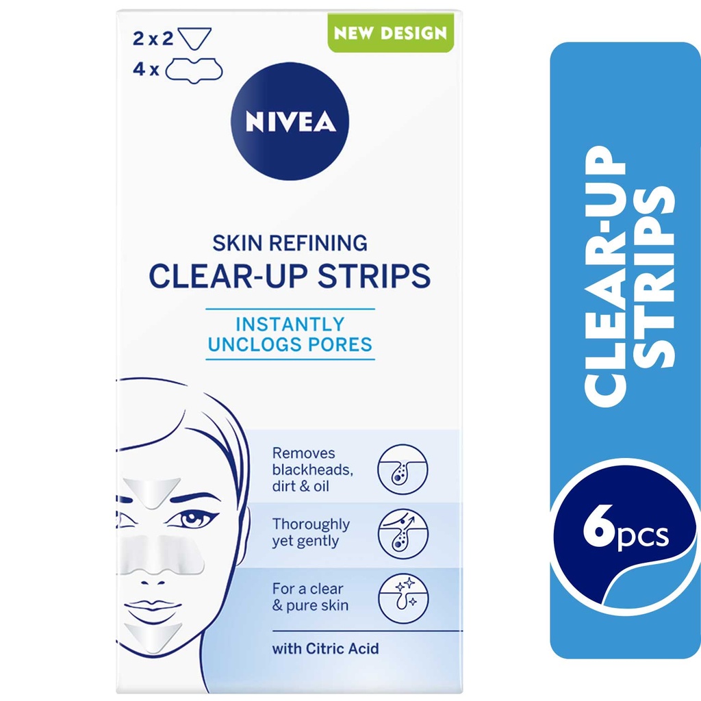 NIVEA VISAGE REFINING CLEAR UP STRIPS ART.NO.86401