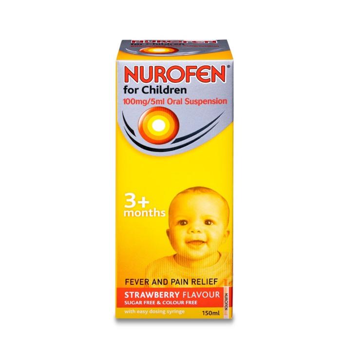 NUROFEN STRAWBERRY ORAL SUSPENTION 150 ML